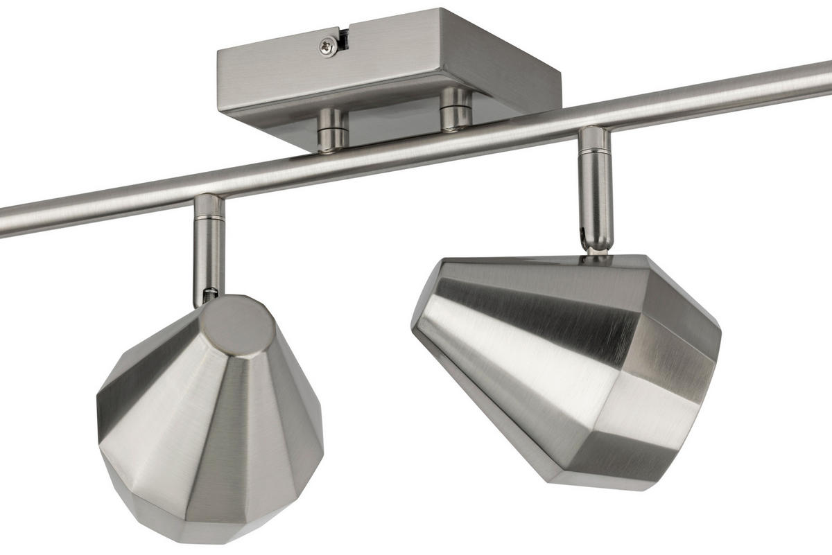 DECKENLEUCHTE 70/11/18 cm  - Nickelfarben, Trend, Metall (70/11/18cm) - Collett's Monde