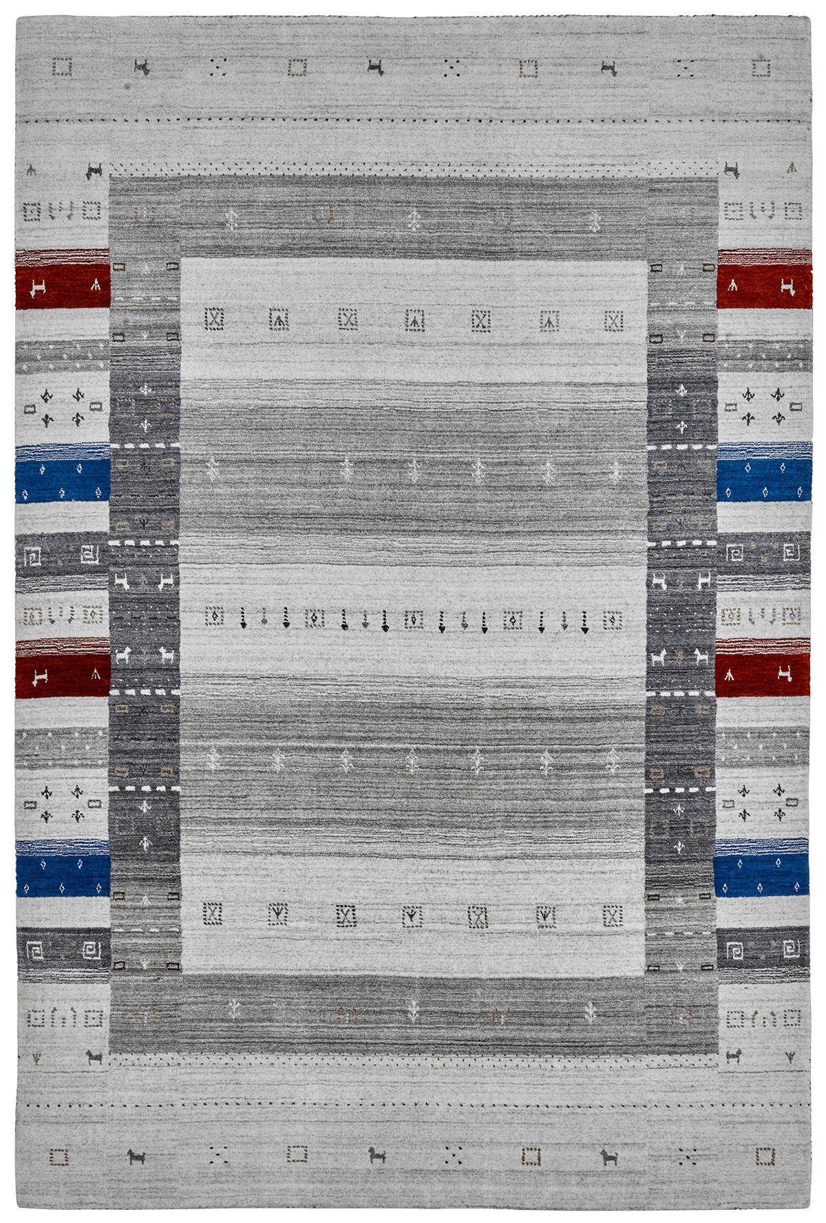 HANDWEBTEPPICH 120/170 cm Multicolor  - Multicolor, Basics, Textil (120/170cm) - Obsession
