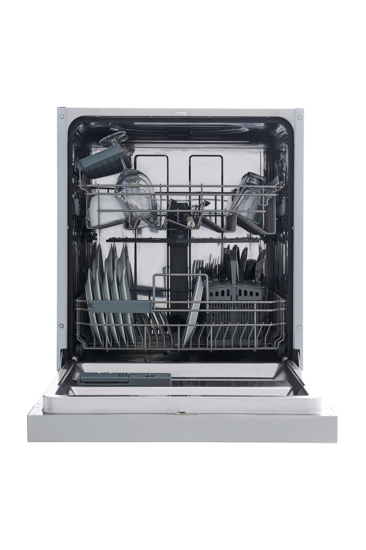 HÖRNKÖK 310/172 cm  i vit  - stålfärgad/vit, Basics, metall/trämaterial (310/172cm) - Respekta