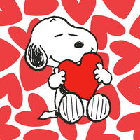 SERVIETTE  16,5/16,5 cm   - Rot, Trend, Papier (16,5/16,5cm)