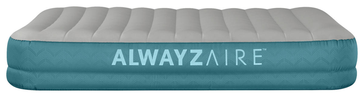 LUFTBETT ALWAYZAIRE 69078 Grau, Grün  - Grau/Grün, KONVENTIONELL, Kunststoff (203/152/36cm) - Bestway