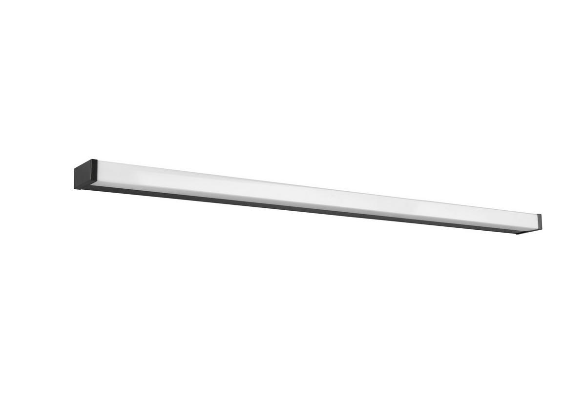 VÄGGLAMPA FÖR BADRUM Fabio   - vit/svart, Basics, metall/plast (120/3,8/7,9cm) - Trio Leuchten