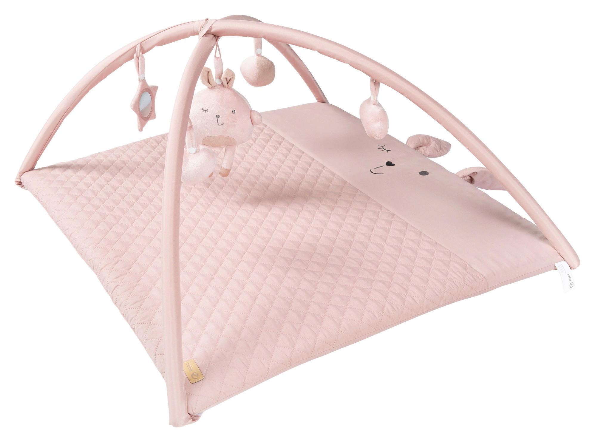 KRABBELDECKE  - Hellrosa, Konventionell, Textil (85/45/75cm) - Roba