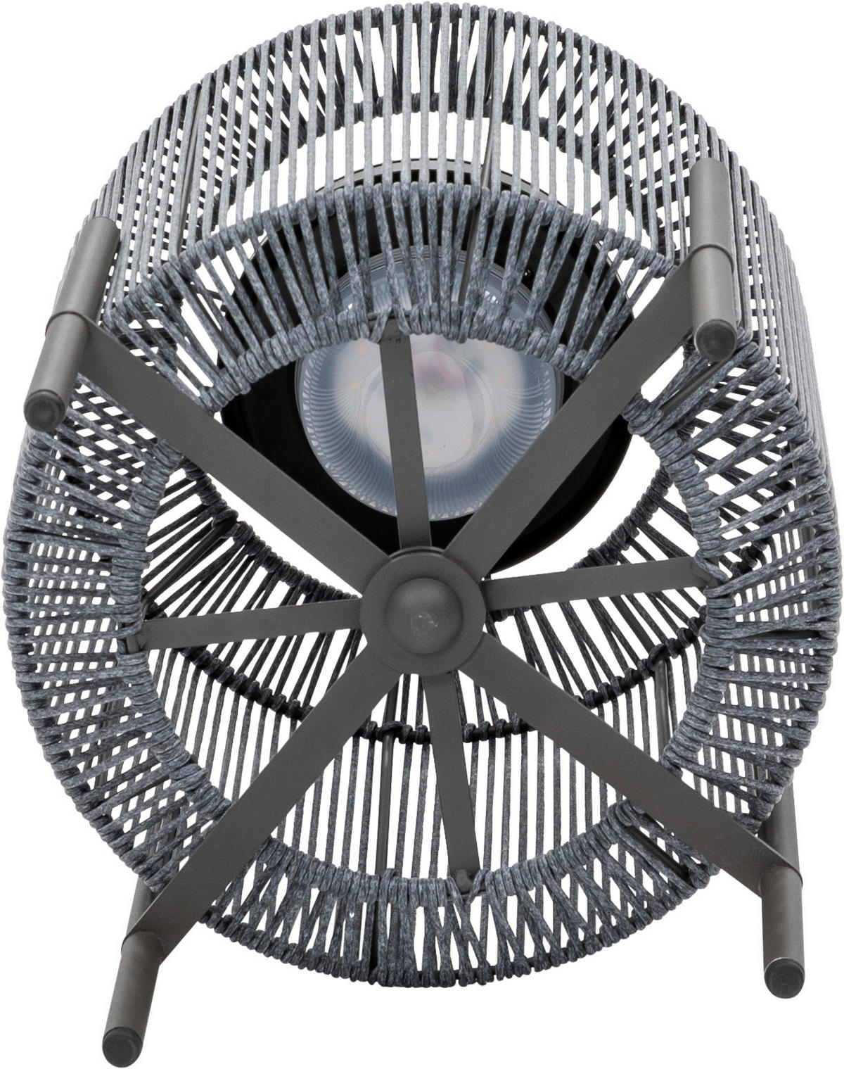 SOLÁRNÍ SVÍTIDLO, 30/43/30 cm - tmavě šedá, Design, kov/plast (30/43/30cm) - Ambia Garden