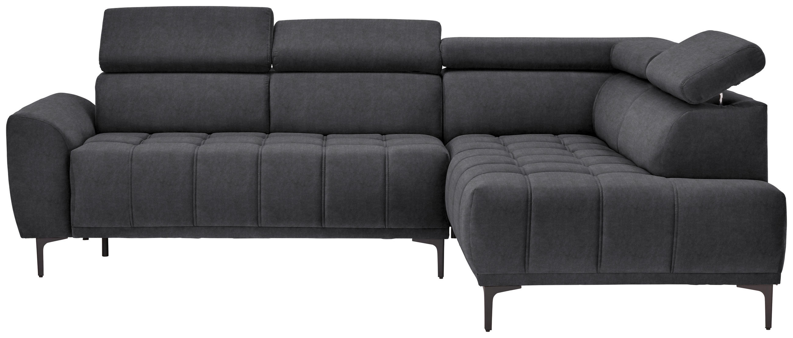 Stylife Ecksofa Graphit 261x191 cm