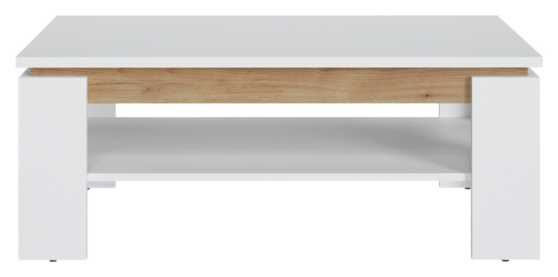 Couchtisch Calabria Weiß/Eiche Dekor B: 110 cm