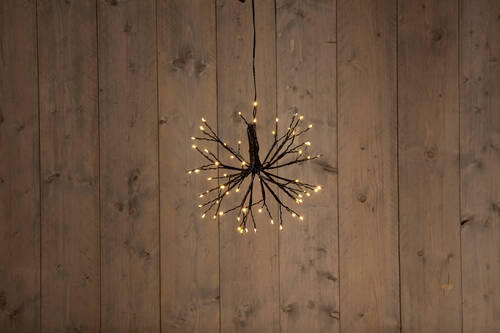 LED-DEKOLEUCHTE - Schwarz, Design, Kunststoff (30cm) - X-Mas