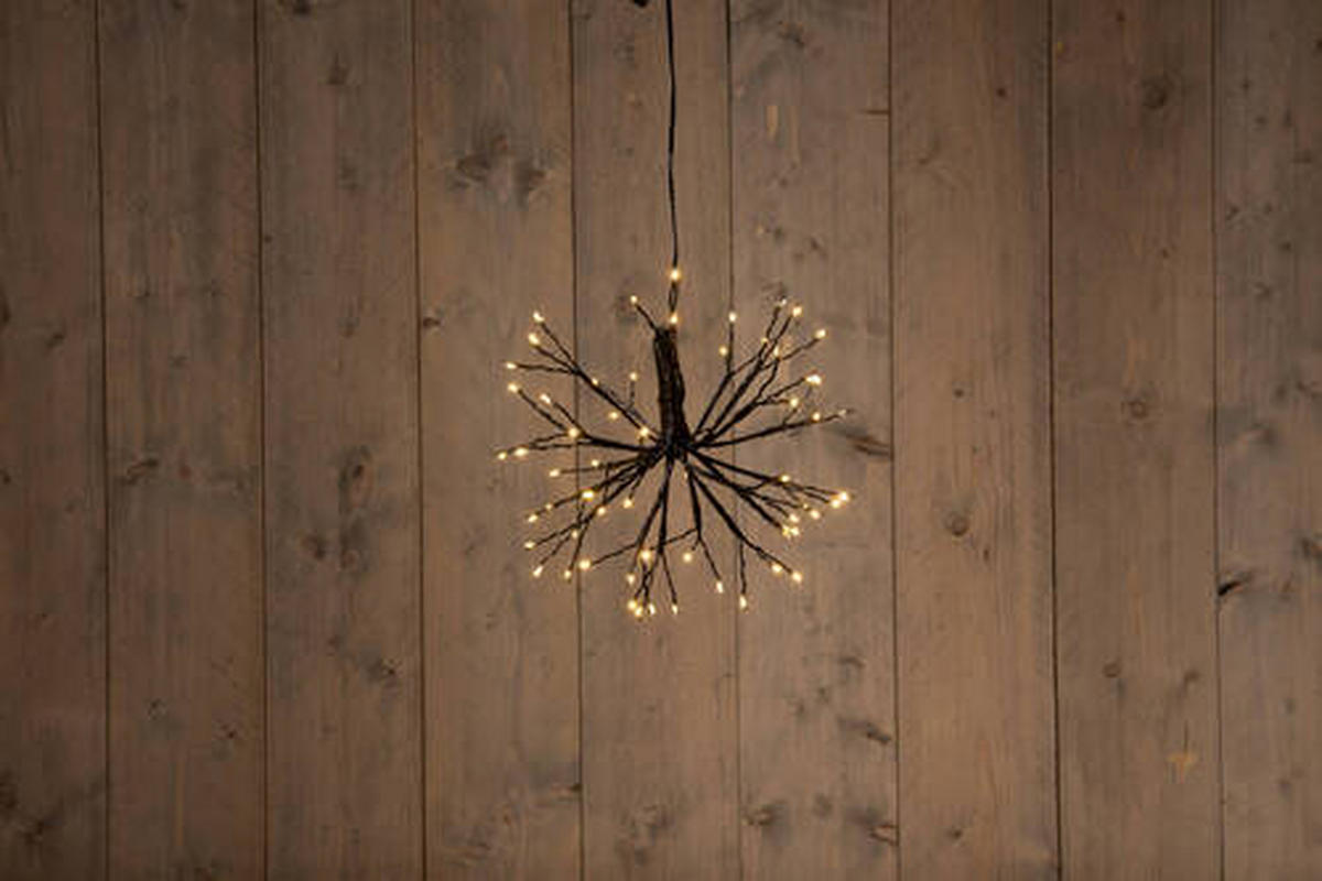 LED-DEKOLEUCHTE - Schwarz, Design, Kunststoff (30cm) - X-Mas