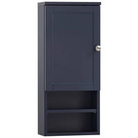 HÄNGESCHRANK 30,3/70/16 cm  - Dunkelblau/Nickelfarben, Basics, Holzwerkstoff/Metall (30,3/70/16cm) - Stylife