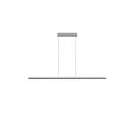 LED-HÄNGELEUCHTE 150/3,5/150 cm  - Alufarben, Design, Metall (150/3,5/150cm) - BOPP