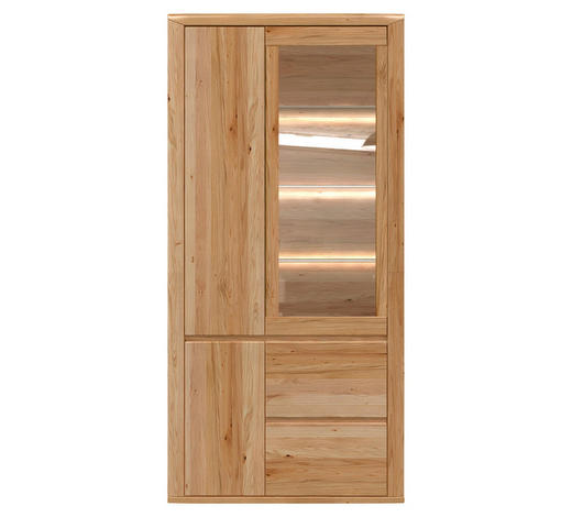 VITRINE Eiche furniert, massiv Eichefarben VITRINE Eiche furniert, massiv Eichefarben