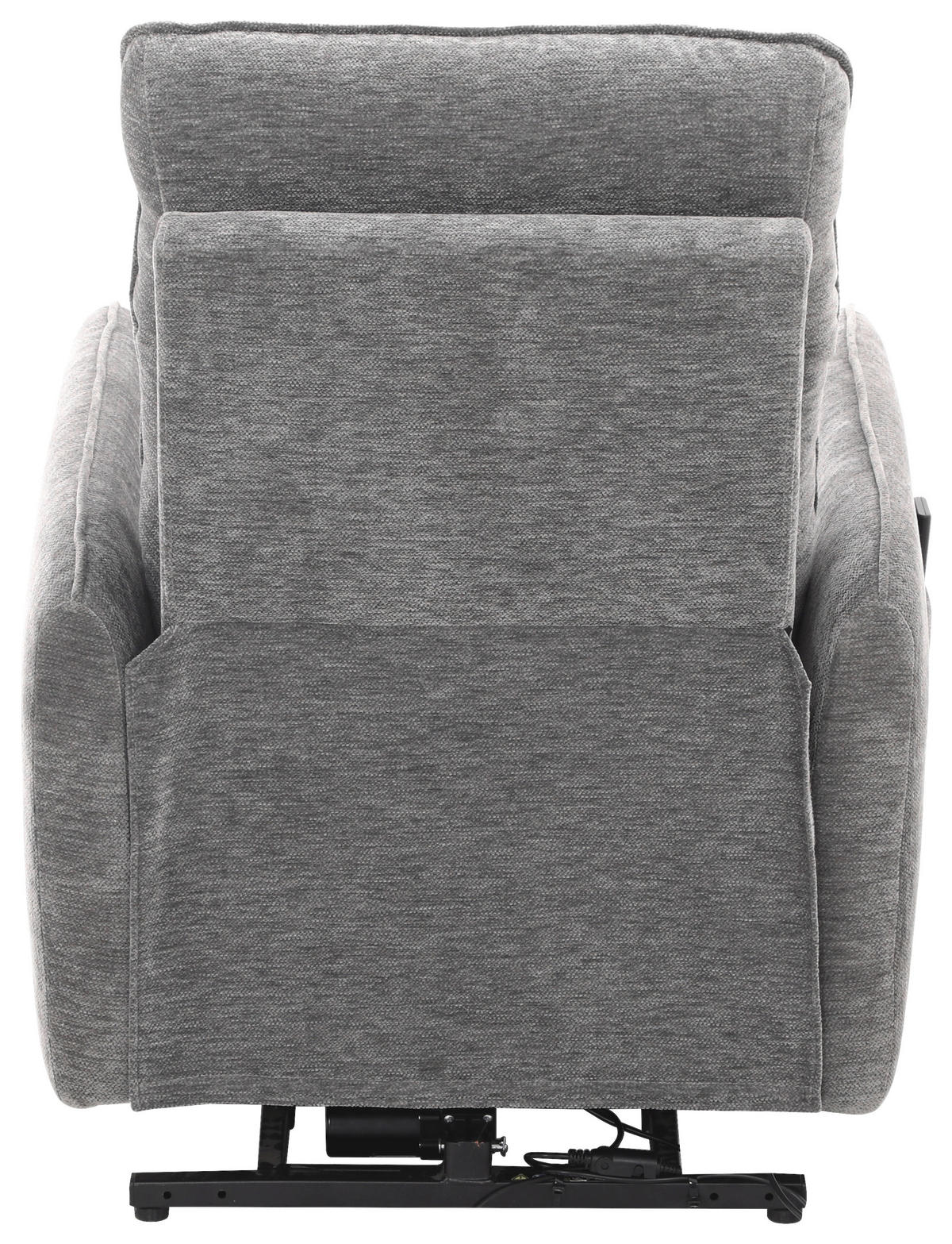 RELAXSESSEL Leinenoptik    - Schwarz/Grau, Design, Textil/Metall (74/101/92cm) - Carryhome