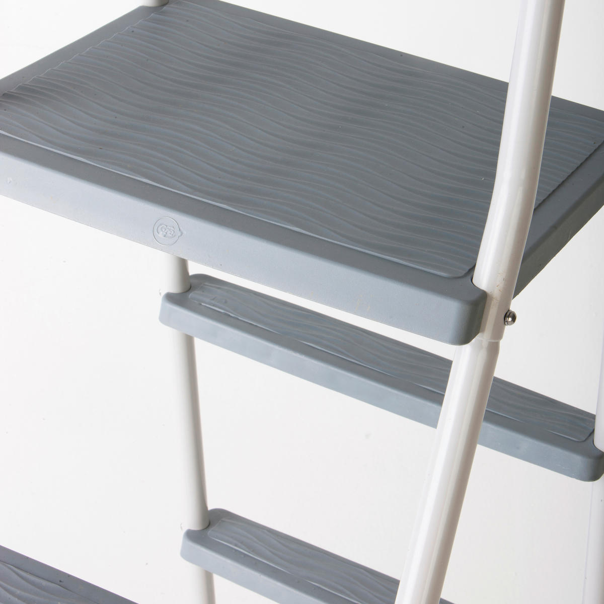 POOLLEITER 2024  - Weiß, KONVENTIONELL, Metall (134cm) - Gre