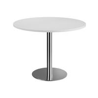 KONFERENZTISCH 100/100/75,5 cm  - Chromfarben/Grau, KONVENTIONELL, Holzwerkstoff/Metall (100/100/75,5cm) - Venda