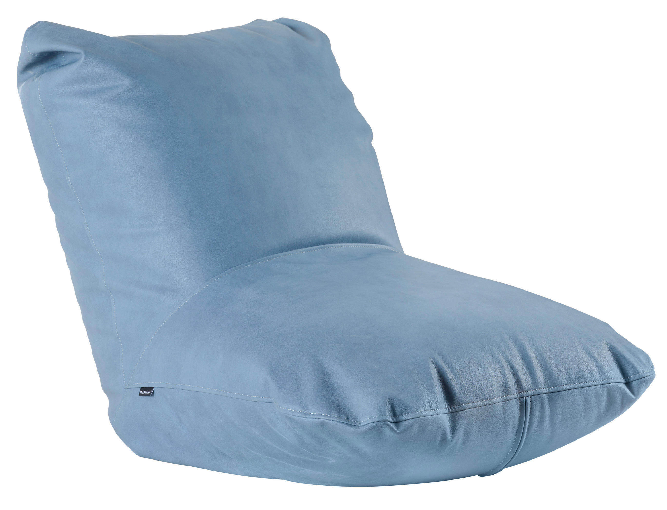 SESSEL Lederlook (vegan) Blau    - Blau, Trend, Textil (65/65/95cm) - Max Winzer