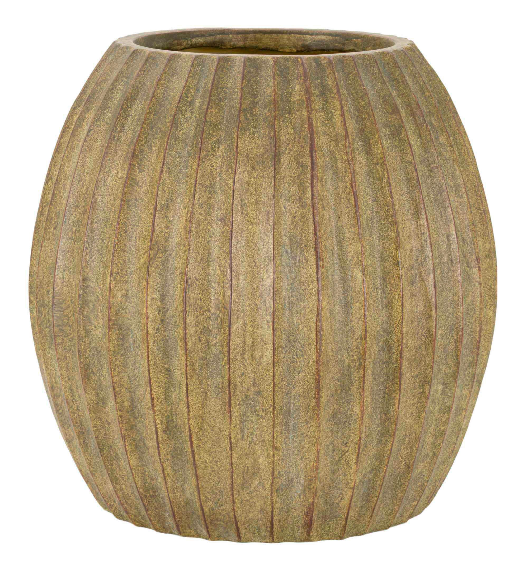 Vase Vase Breeze Olivgrün B: 32 cm