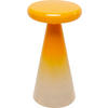 BEISTELLTISCH in Metall 30/30/58 cm  - Gelb/Orange, Design, Metall (30/30/58cm) - Kare-Design