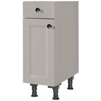 SCHUBKASTENUNTERSCHRANK 30/87/56 cm  in Grau  - Schwarz/Grau, MODERN, Holzwerkstoff/Metall (30/87/56cm) - Nobilia