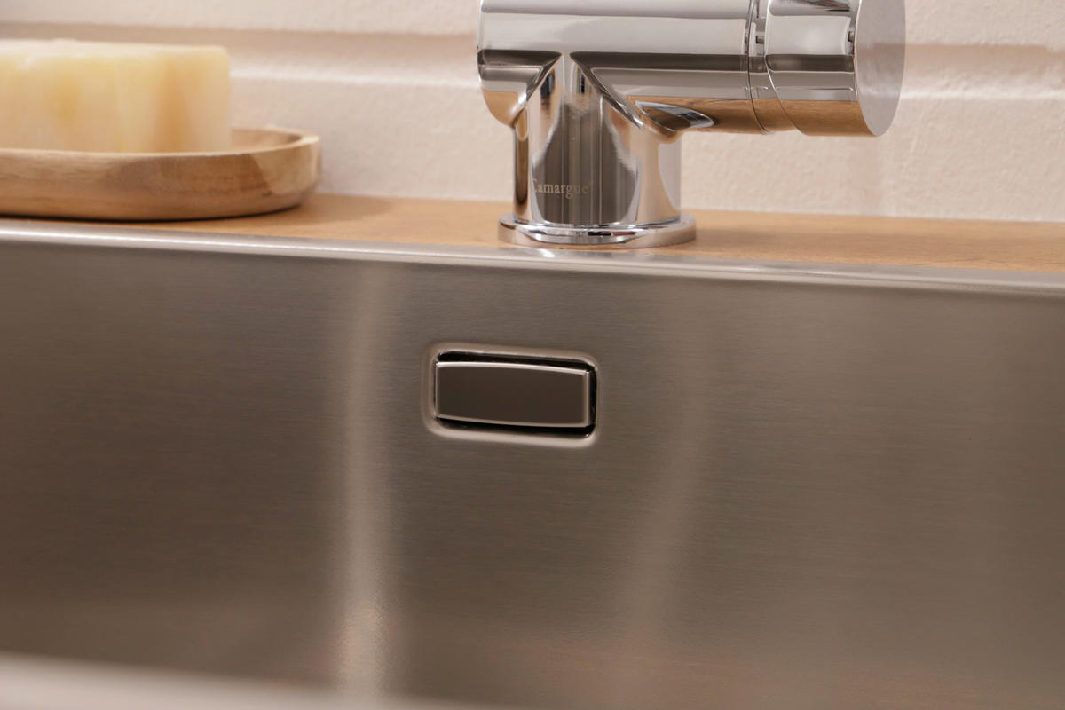 SPÜLE 1720DETROIT49X44  - Edelstahlfarben, Trend, Metall (49/22,5/44cm) - Respekta