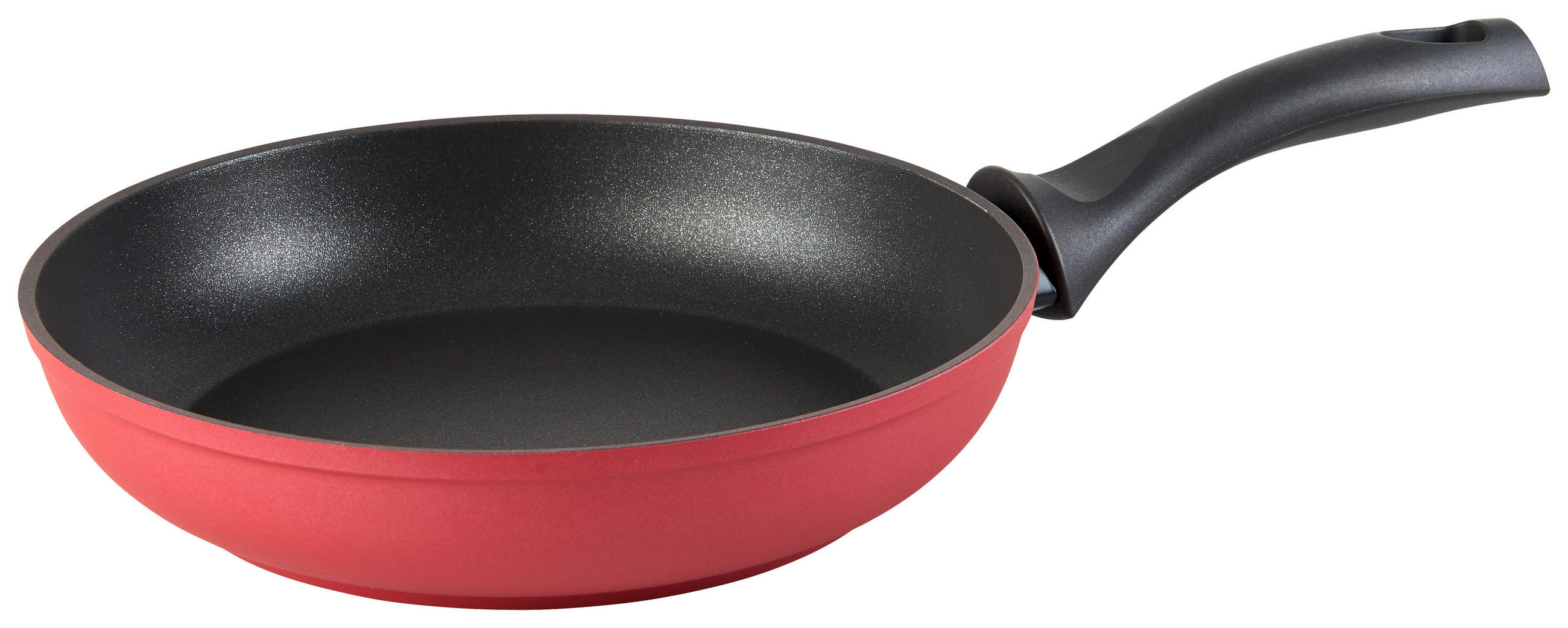 PFANNE 24 cm  - Rot/Schwarz, Basics, Metall (24cm) - Kelomat