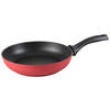 PFANNE 24 cm  - Rot/Schwarz, Basics, Metall (24cm) - Kelomat