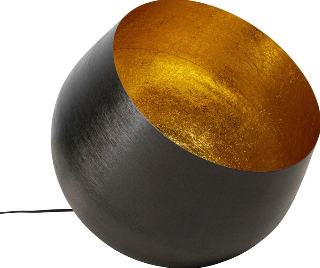 STEHLEUCHTE 50/50/50 cm   - Schwarz/Bronzefarben, LIFESTYLE, Metall (50/50/50cm) - Kare-Design