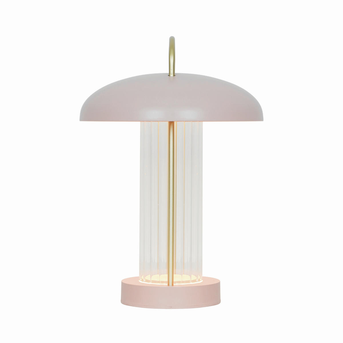 AKKU-TISCHLEUCHTE 20/29 cm   - Hellrosa/Beige, Design, Kunststoff (20/29cm) - Nordlux