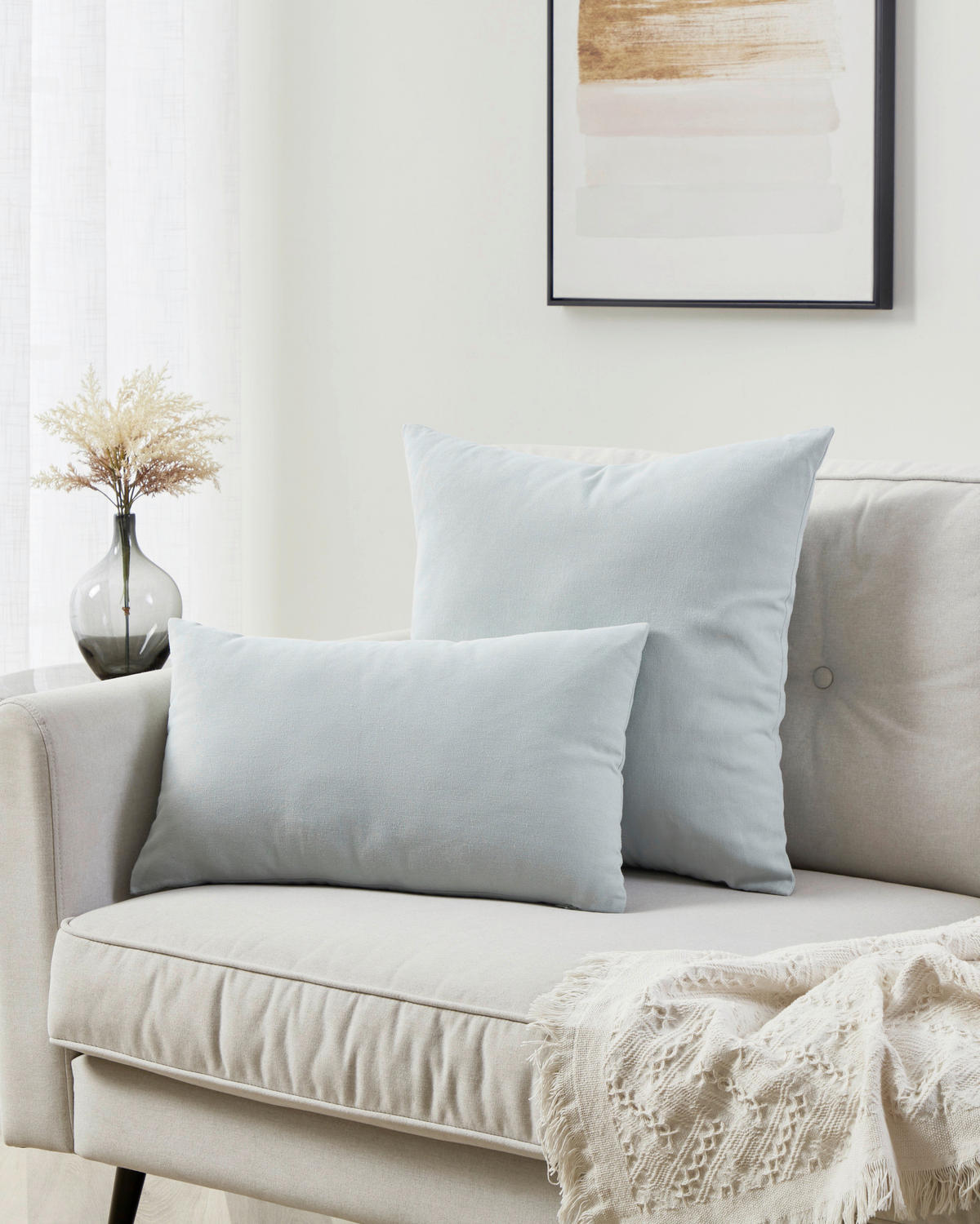 ZIERKISSEN  30/45 cm   - Mintgrün, Basics, Textil (30/45cm) - Eglo