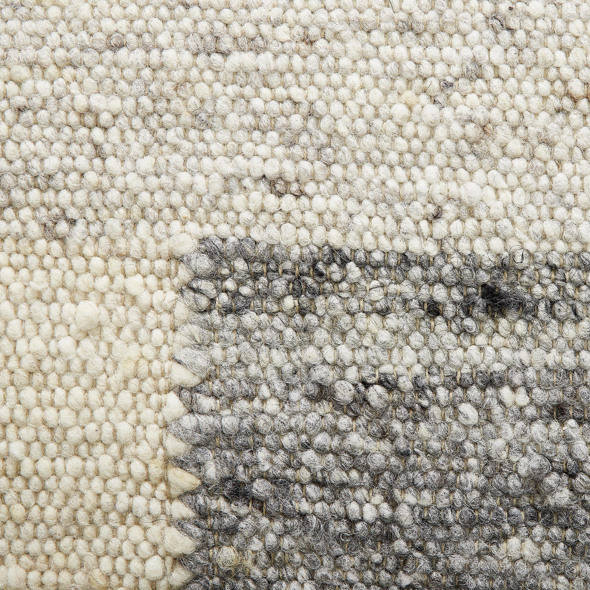 HANDWEBTEPPICH 130/190 cm Freising  - Weiss/Beige, Konventionell, Textil (130/190cm) - Linea Natura