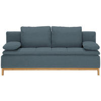 SCHLAFSOFA in Textil Blau  - Blau, Modern, Holz/Textil (200/96/88cm) - Joka