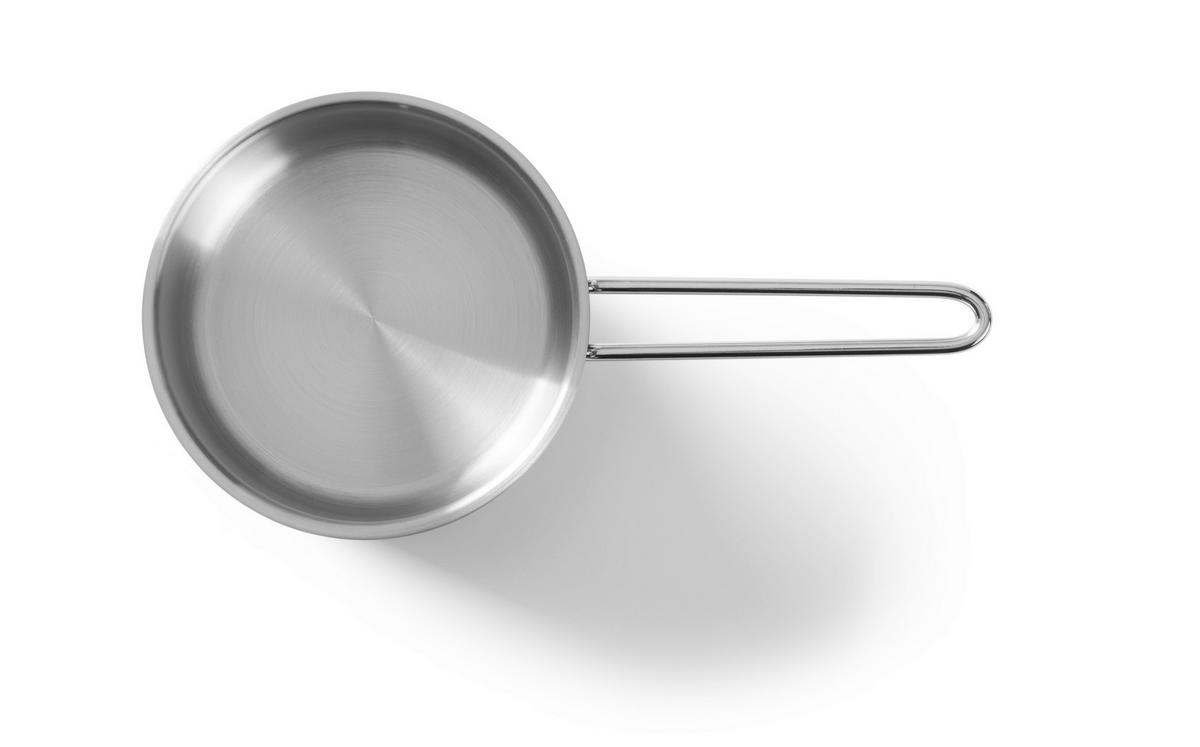 STIELKASSEROLLE Perfect Cooking 1 l  - Edelstahlfarben, Basics, Metall (16/7,5cm) - Homeware Profession.