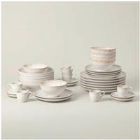 KOMBISERVICE Taormina 30-teilig  - Weiß Hochglanz/Perlmutt, Basics, Keramik - Costa Nova