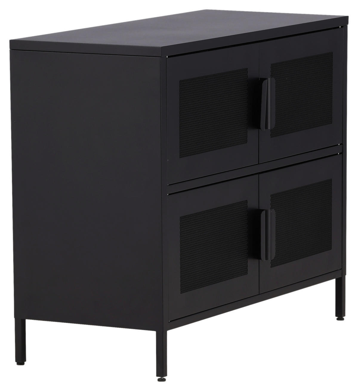 SIDEBOARD  in 90/75/40 cm  - Schwarz, Design, Metall (90/75/40cm) - Livetastic