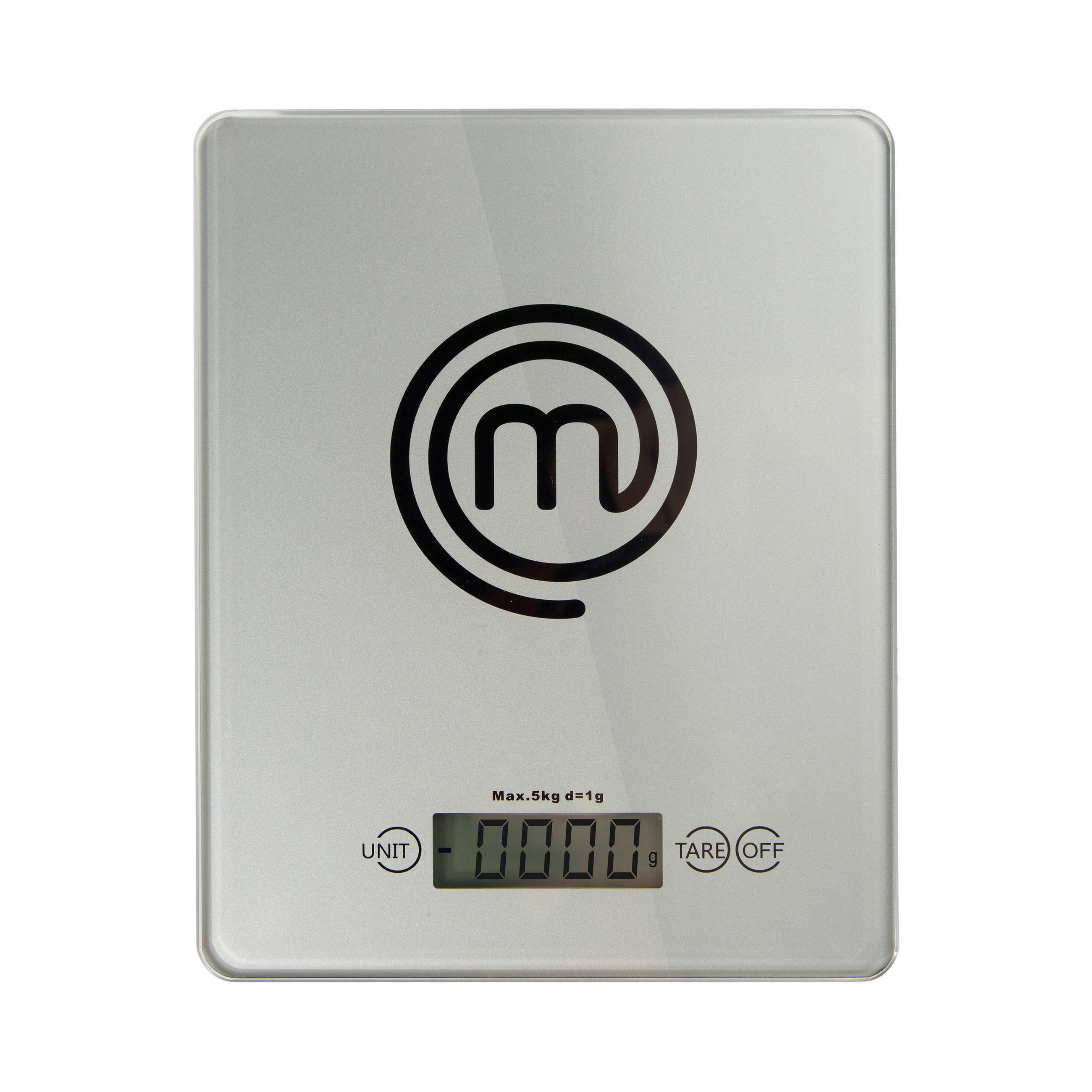 KUHINJSKA TEHTNICA - srebrne barve, Basics, steklo (18/14/2cm)