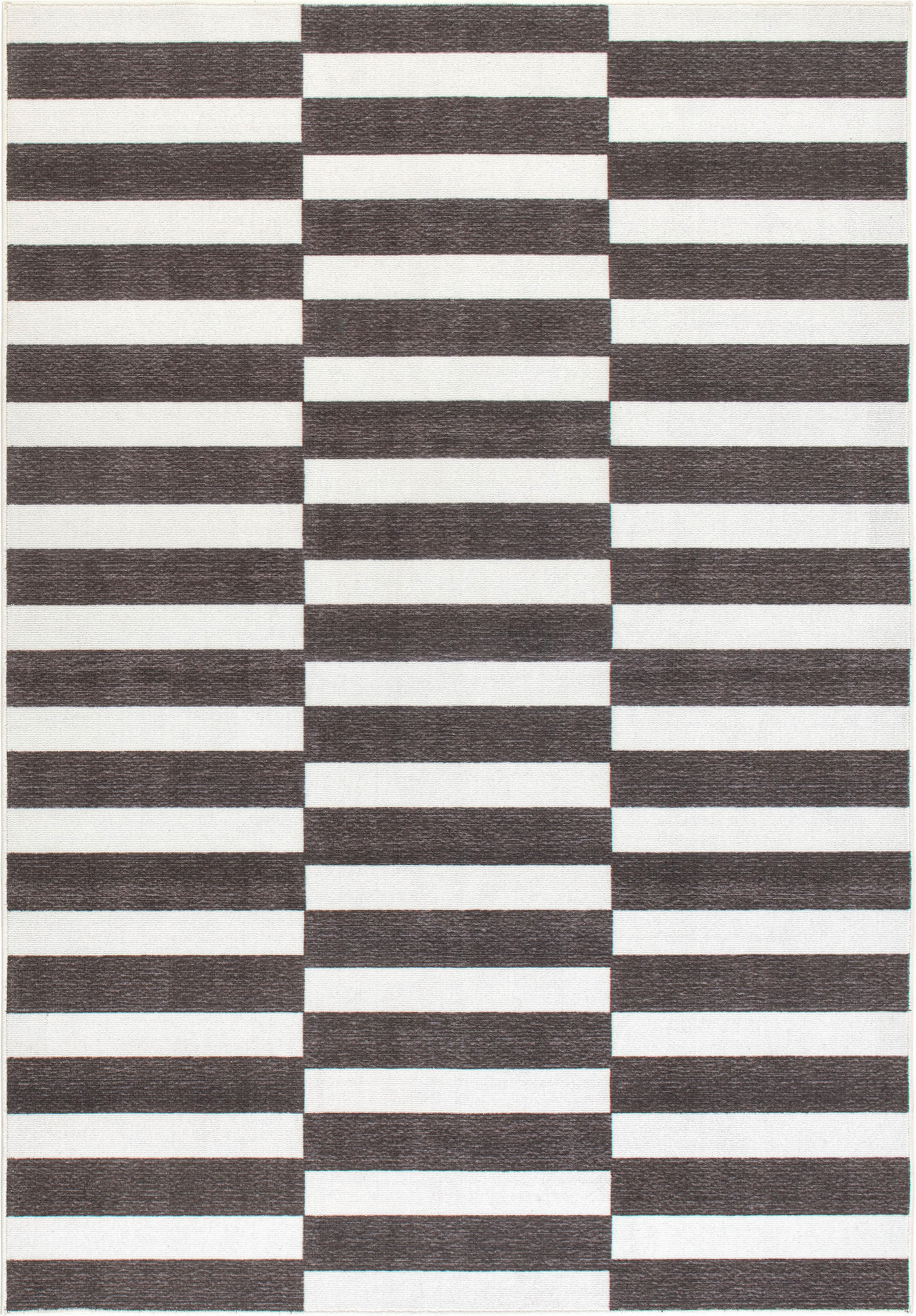 TUFTTEPPICH 160/230 cm MESIO STRIDER, waschbar Schwarz, Grauweiß rechteckig  - Grauweiß/Schwarz, Design, Kunststoff/Textil (160/230cm) - Lindorug