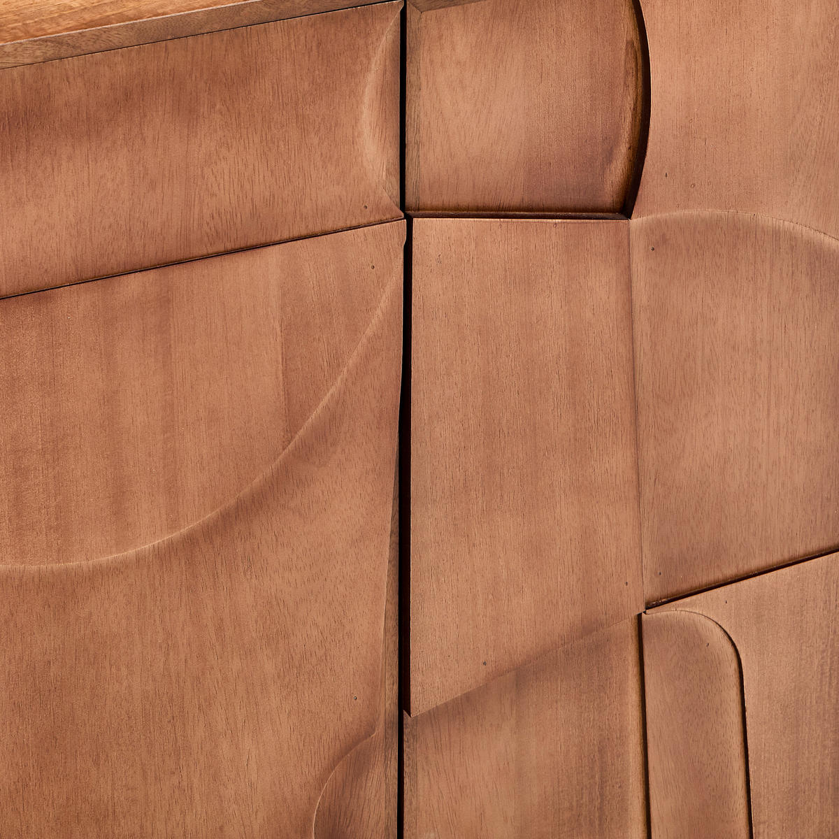 KOMMODE  in 90/45/80 cm  - Messingfarben/Walnussfarben, Design, Holz (90/45/80cm) - Livetastic