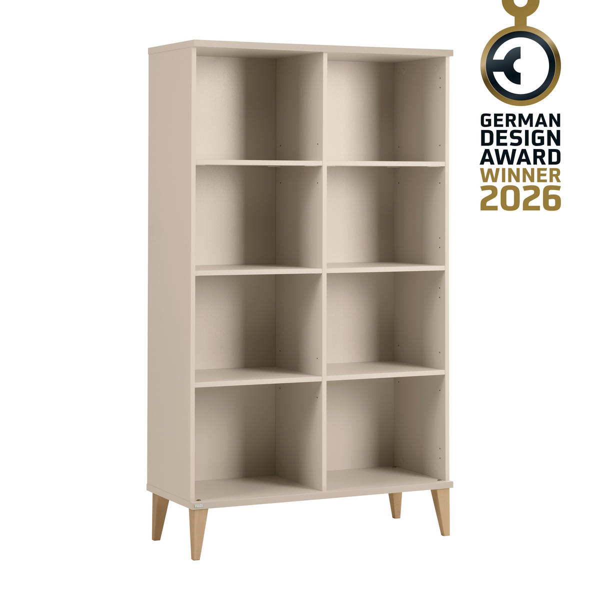 SAMOSTOJEĆI REGAL  Jonte  - bež/boje bukve, Basics, drvni materijal/drvo (95/164/40cm) - Paidi