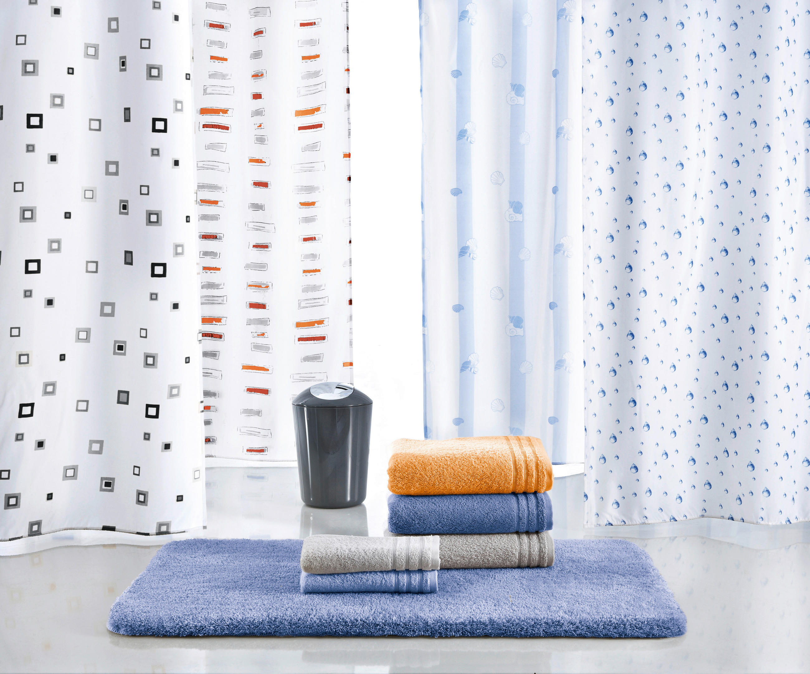 ZAVJESA ZA TUŠ  prozirno   - prozirno, Konvencionalno, plastika (180/200cm) - Kleine Wolke