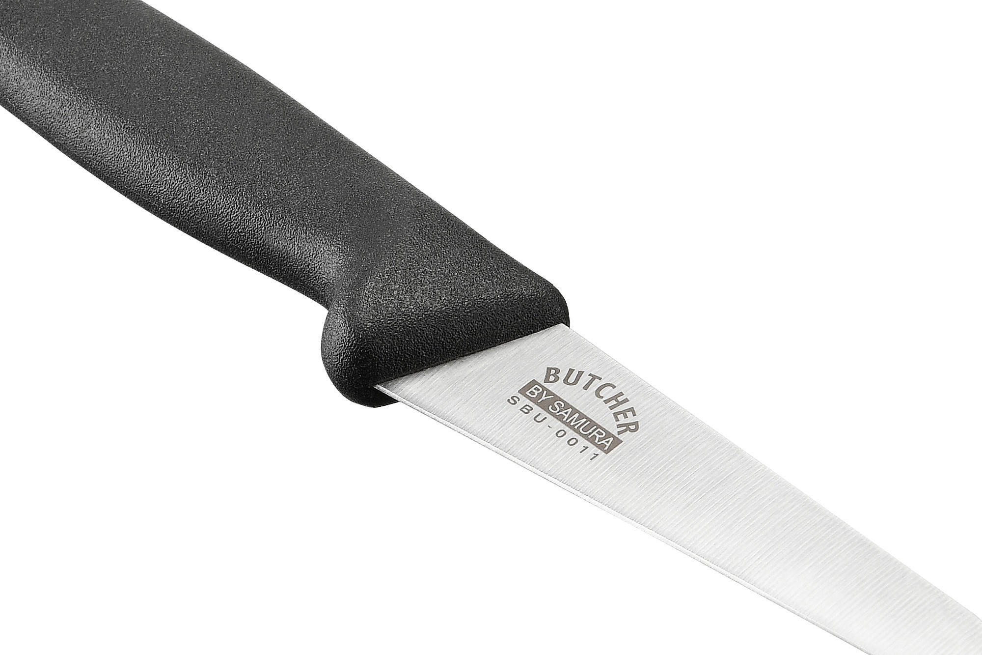 NOŽ ZA LJUŠTENJE  BUTCHER        20 cm    nerđajući čelik - srebrna/crna, Osnovno, metal/plastika (20cm) - Samura