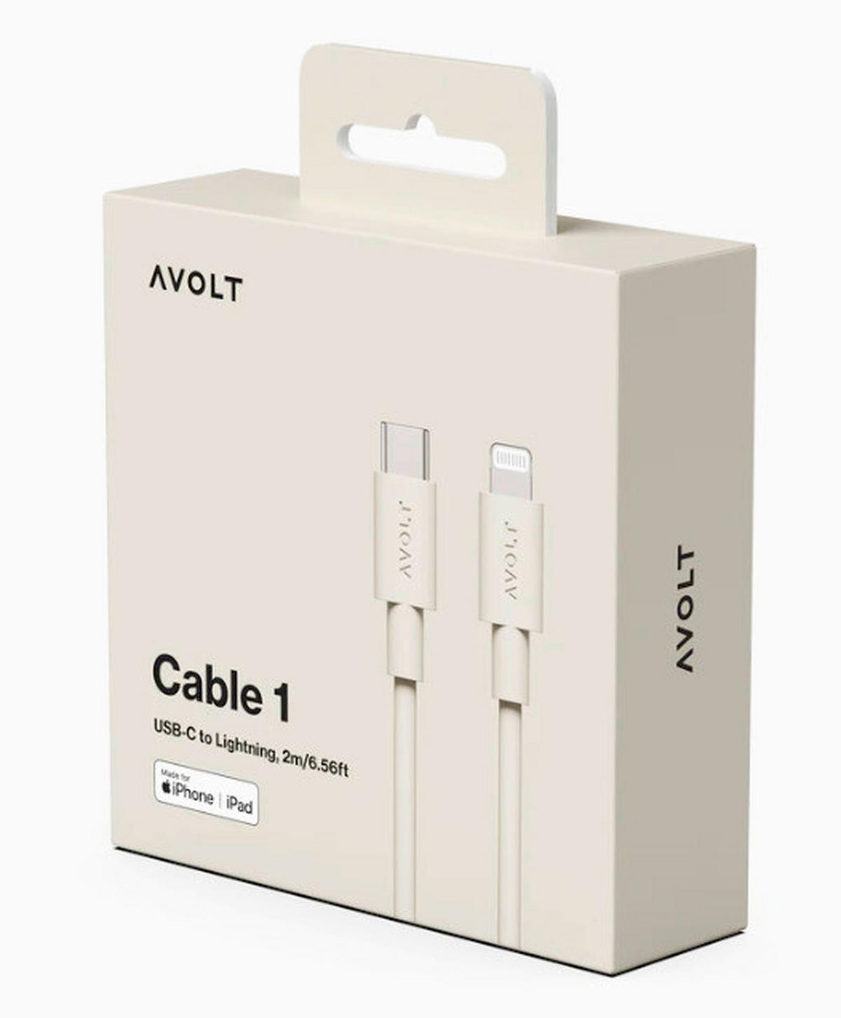 USB-LADEKABEL - Beige, Basics, Kunststoff (200cm) - AVOLT
