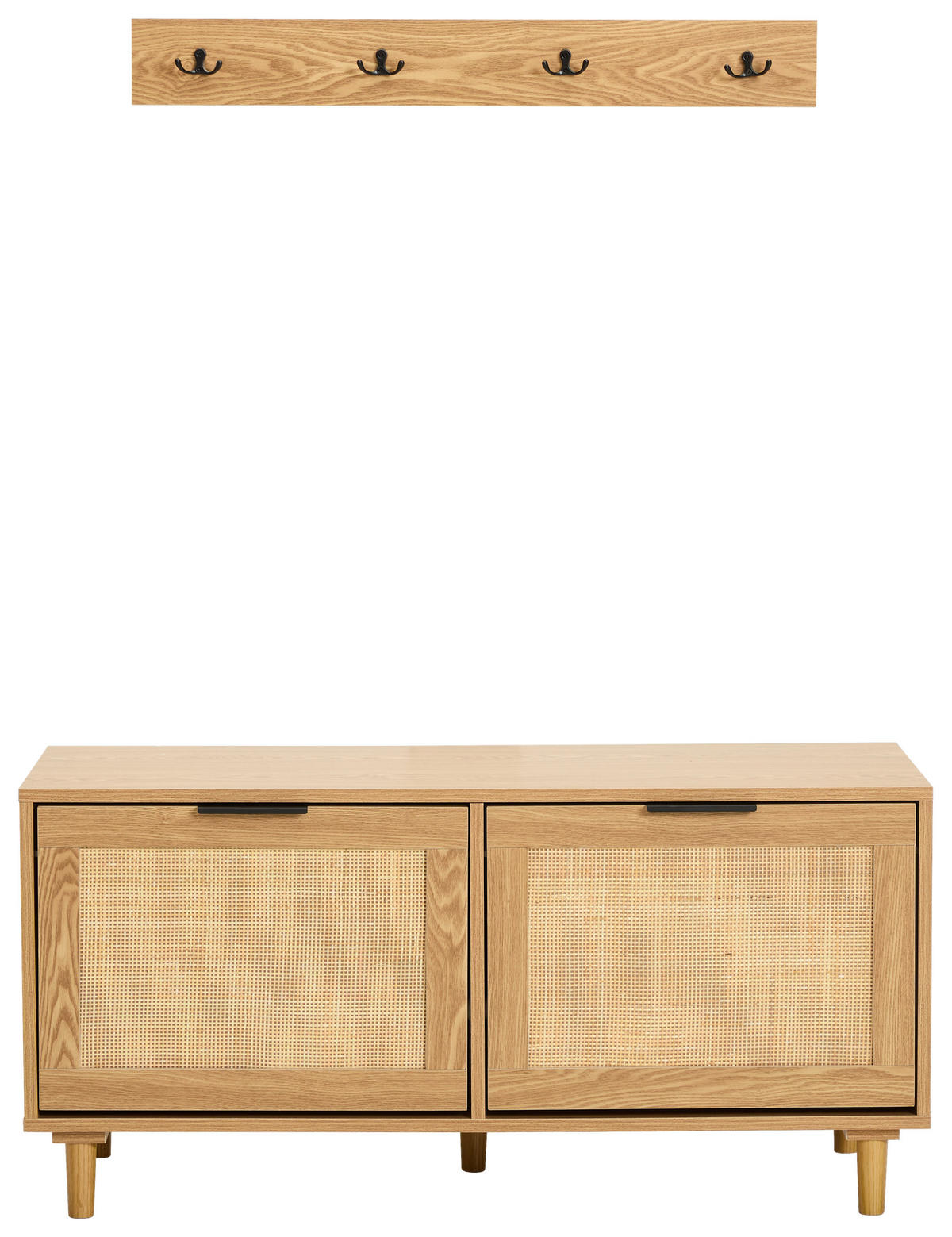SCHUHKIPPER - Naturfarben, Natur, Holz/Holzwerkstoff (100/46,5/39cm) - MID.YOU