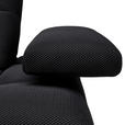 ECKSOFA in Struktur Schwarz  233/313 cm  - Schwarz, Design, Kunststoff/Textil (233/313cm) - Emilio Belluti