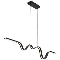 HÄNGELEUCHTE 100/8/120 cm   - Schwarz, Trend, Kunststoff/Metall (100/8/120cm) - Collet's Monde