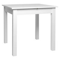 ESSTISCH Weiß quadratisch  ausziehbar  - Weiß, Design, Holzwerkstoff (80/80/76,5cm) - MID.YOU