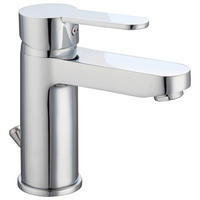 WASCHTISCHARMATUR 5,5/15,9/15,7 cm  - Chromfarben, Basics, Metall (5,5/15,9/15,7cm) - Schütte