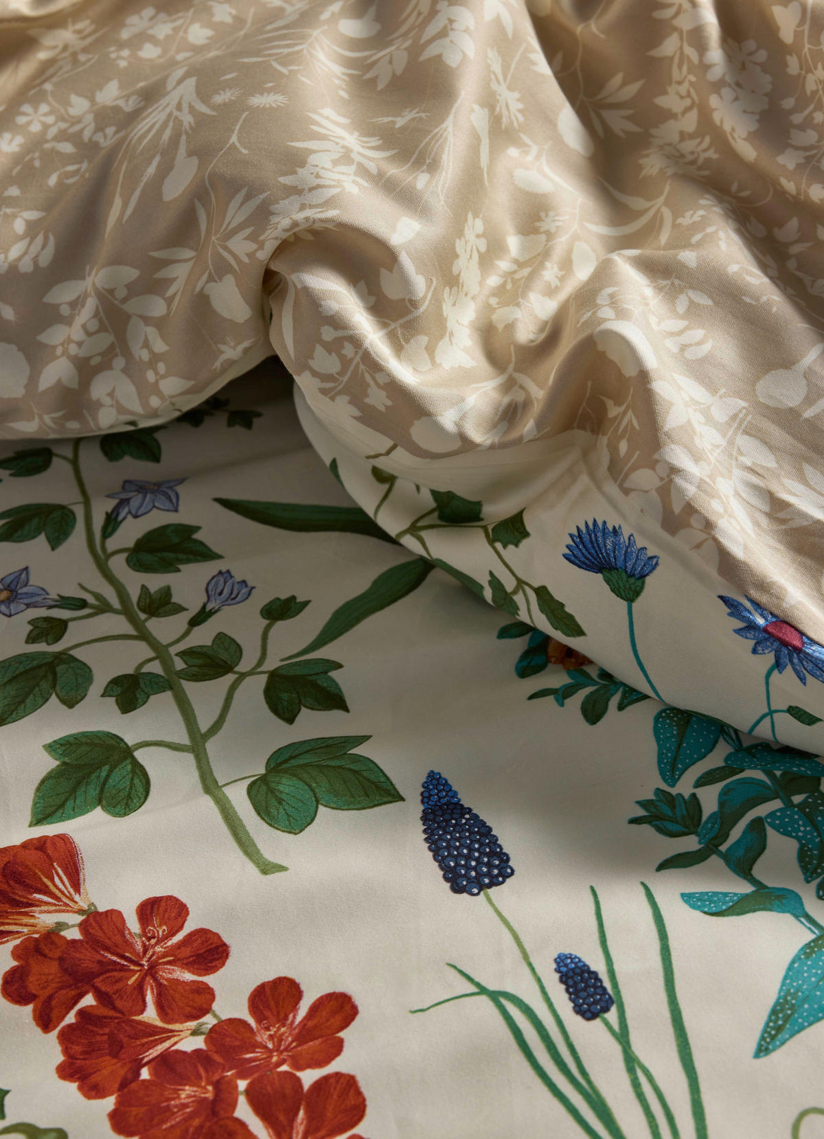 BETTWÄSCHE H/W 2024 Satin 140/200 cm  - Sandfarben, Basics, Textil (140/200cm) - Essenza