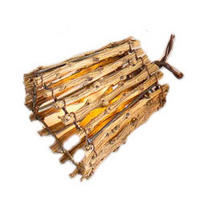 LICHTERKETTE  - Braun, Natur, Naturmaterialien (7/6,5/33cm) - New Garden