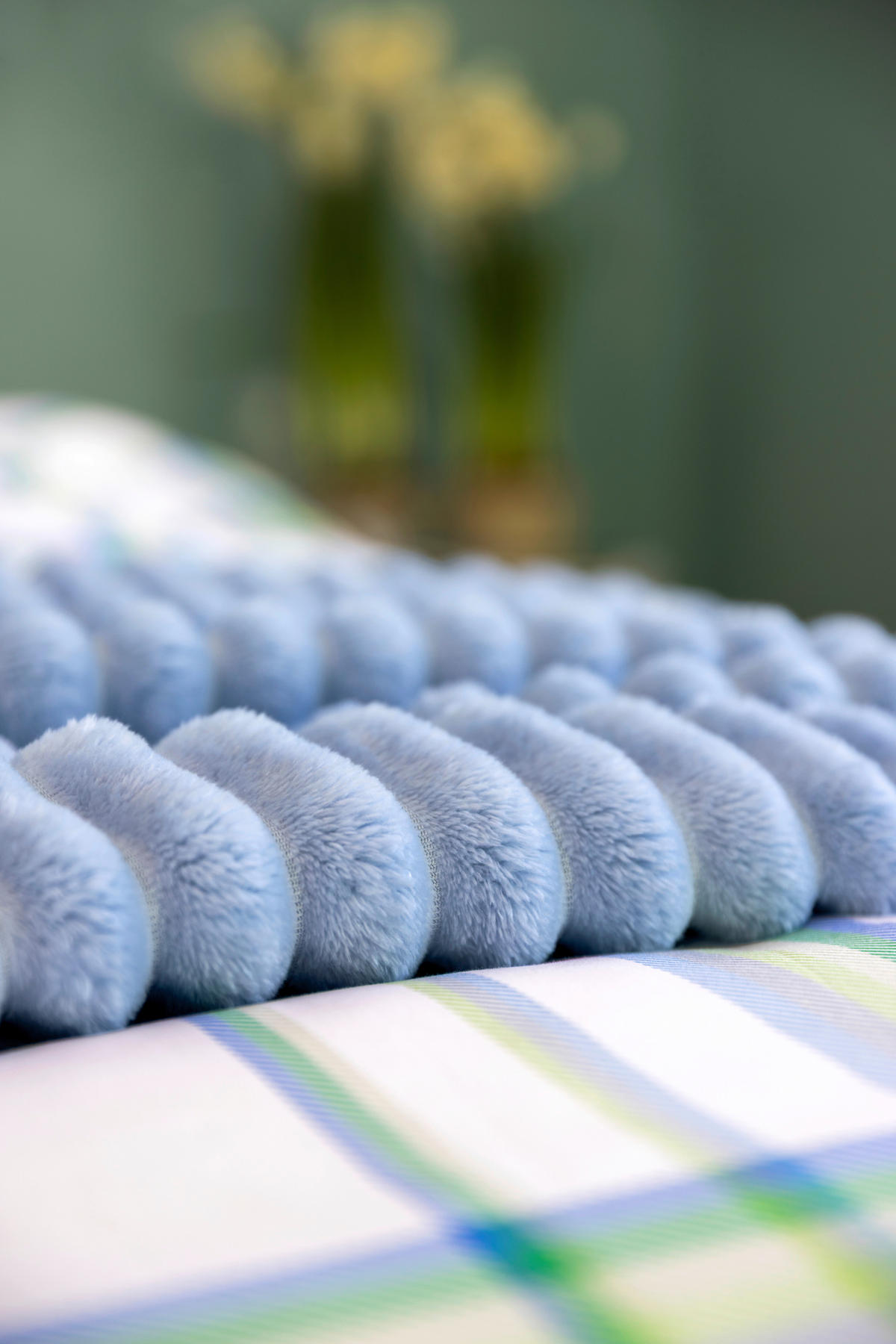 ÁGYNEMŰHUZAT-GARNITÚRA 140/200 cm  - világoskék/világoszöld, Basics, textil (140/200cm) - MISTRAL