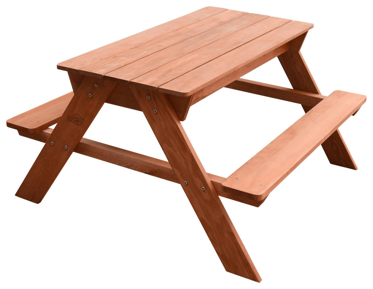 SAND- OCH VATTENBORD - brun, Klassisk, trä/plast (89/50,5/89cm)