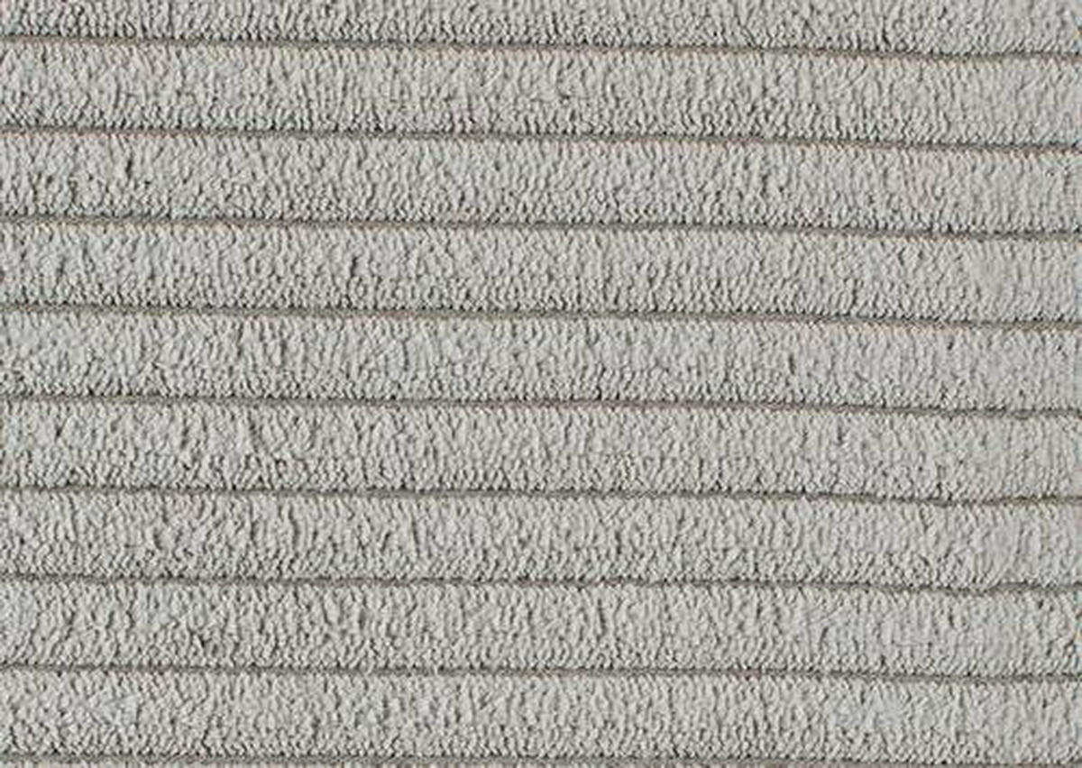 ECKSOFA in Cord Graubraun  - Graubraun/Schwarz, Design, Kunststoff/Textil (325/224cm) - Hom`in